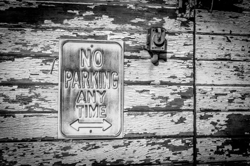 rustic, no parking, ketchikan, alaska, weathered